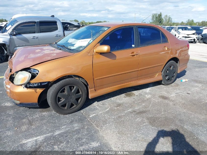 2003 Toyota Corolla S VIN: 1NXBR32E63Z038320 Lot: 37840814