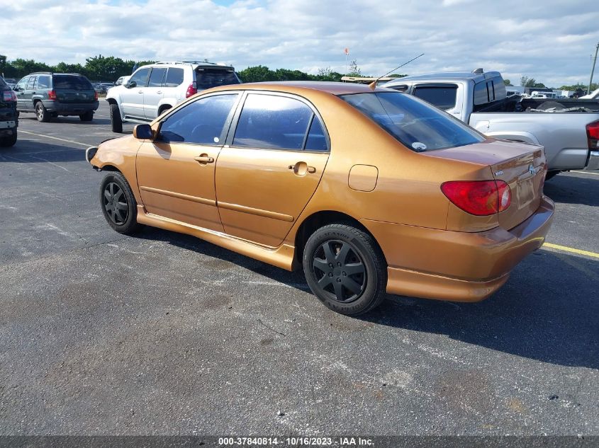 2003 Toyota Corolla S VIN: 1NXBR32E63Z038320 Lot: 37840814