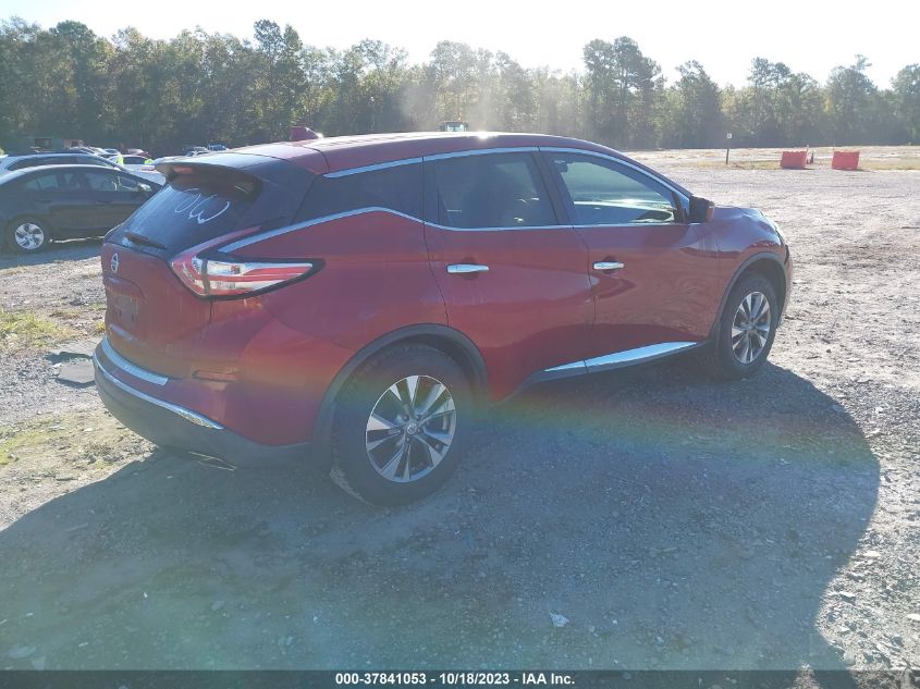 2017 Nissan Murano S VIN: 5N1AZ2MG4HN183409 Lot: 37841053