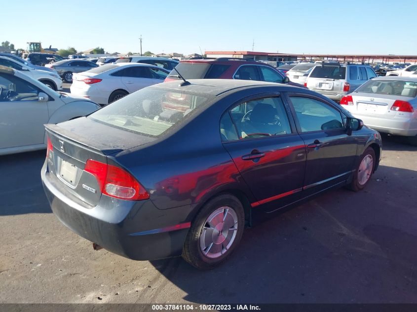 2008 Honda Civic Hybrid VIN: JHMFA36278S030399 Lot: 37841104