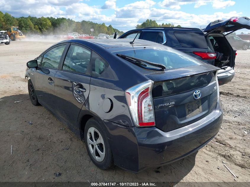 2014 Toyota Prius Two VIN: JTDKN3DU8E1797950 Lot: 37841747