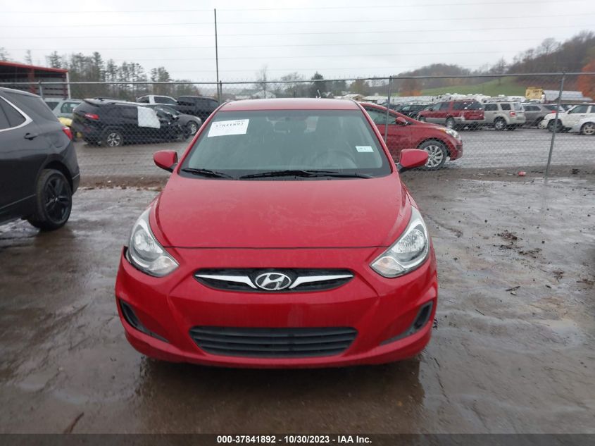 2014 Hyundai Accent Gls VIN: KMHCT4AEXEU777352 Lot: 37841892