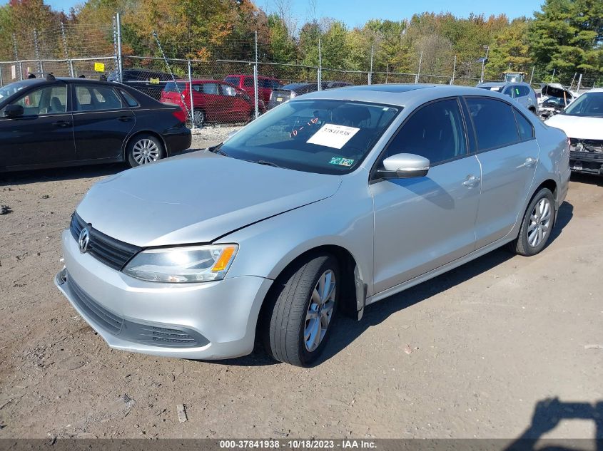 2012 Volkswagen Jetta 2.5L Se VIN: 3VWDP7AJ4CM370394 Lot: 37841938