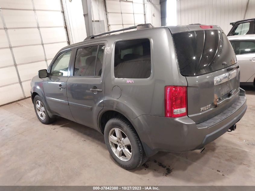 2009 Honda Pilot Ex-L VIN: 5FNYF38579B001924 Lot: 37842380