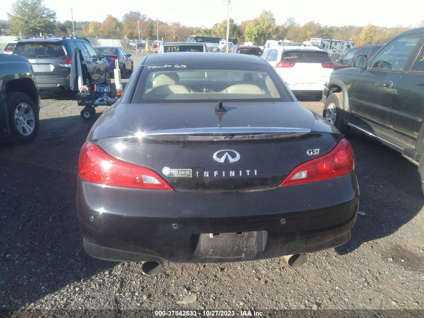 2011 Infiniti G37 Convertible Base VIN: JN1CV6FE7BM950990 Lot: 37842533