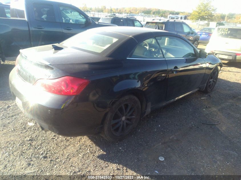 2011 Infiniti G37 Convertible Base VIN: JN1CV6FE7BM950990 Lot: 37842533