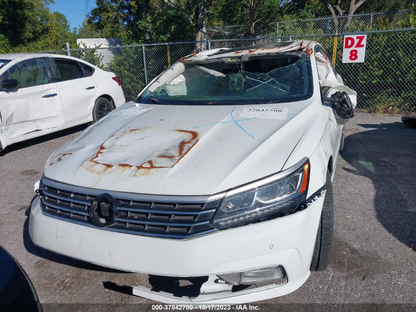 2017 Volkswagen Passat 1.8T Sel Premium VIN: 1VWCT7A34HC074454 Lot: 37842700