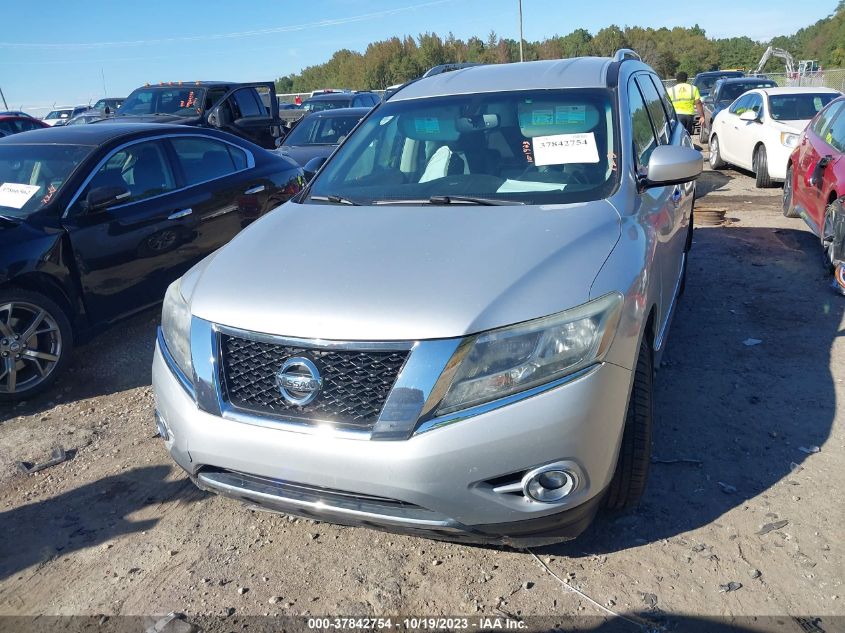 2014 Nissan Pathfinder Sl VIN: 5N1AR2MM0EC615846 Lot: 37842754