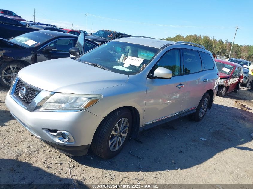 2014 Nissan Pathfinder Sl VIN: 5N1AR2MM0EC615846 Lot: 37842754