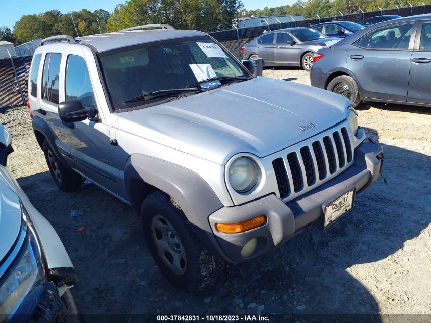 2004 Jeep Liberty Sport VIN: 1J4GK48K44W128244 Lot: 37842831
