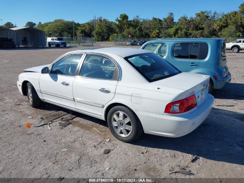 2003 Kia Optima Lx V6/Se VIN: KNAGD128835195703 Lot: 37843115
