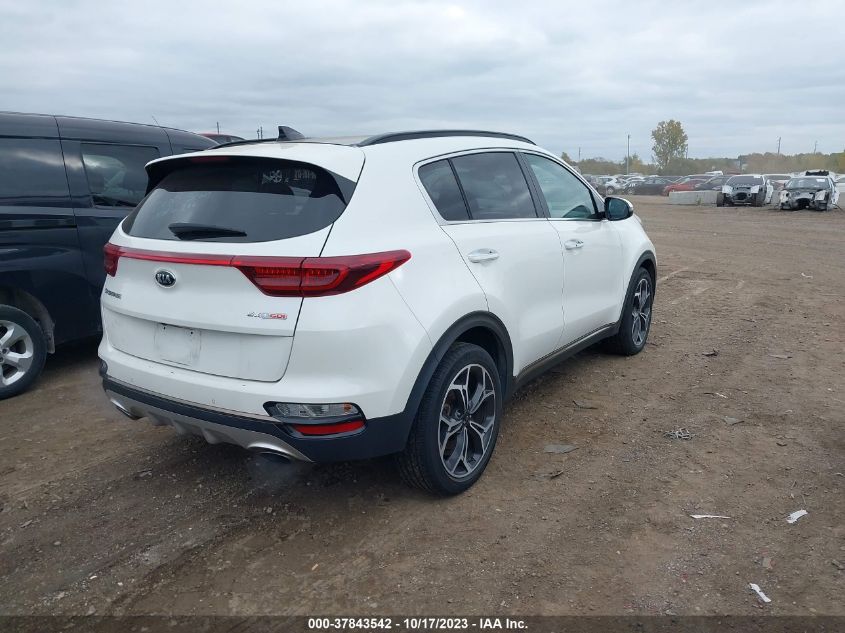 2020 Kia Sportage Sx Turbo VIN: KNDPR3A65L7753589 Lot: 37843542