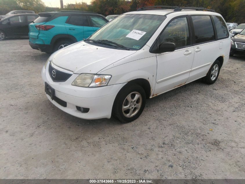 2002 Mazda Mpv Lx/Es VIN: JM3LW28J920306967 Lot: 37843665