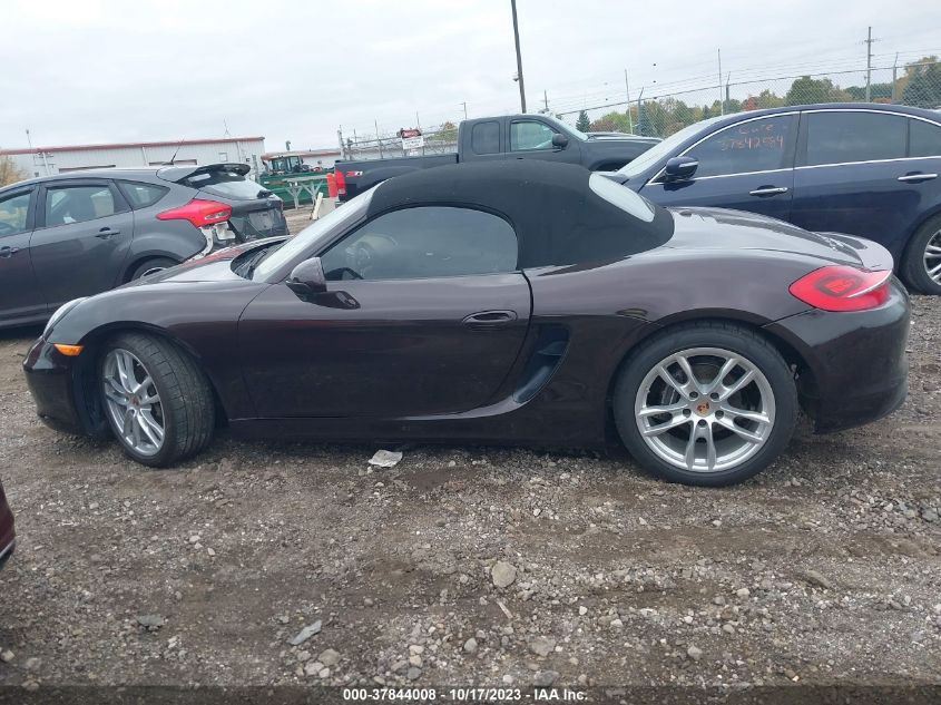 2013 Porsche Boxster VIN: WP0CA2A86DS114394 Lot: 37844008