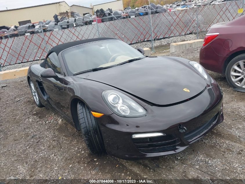 2013 Porsche Boxster VIN: WP0CA2A86DS114394 Lot: 37844008