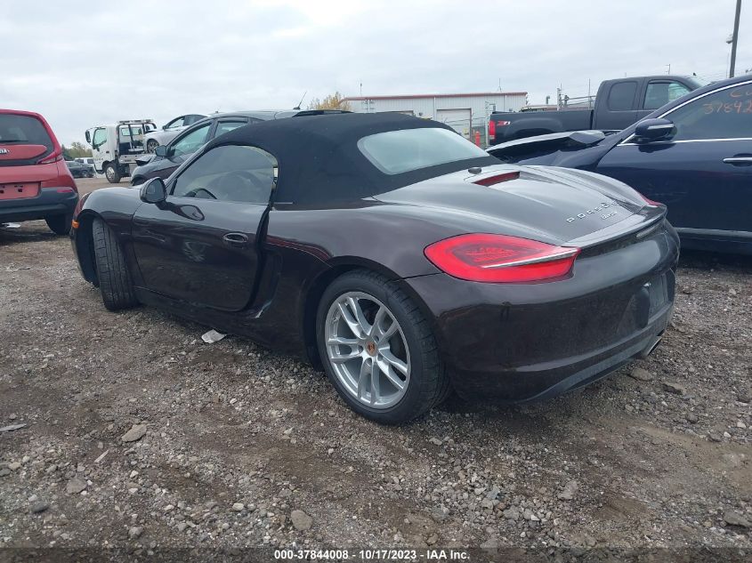 2013 Porsche Boxster VIN: WP0CA2A86DS114394 Lot: 37844008