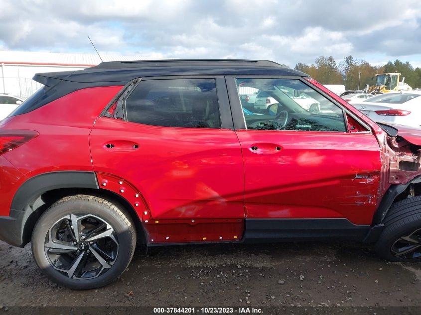 2021 Chevrolet Trailblazer Awd Rs VIN: KL79MUSL0MB134539 Lot: 37844201