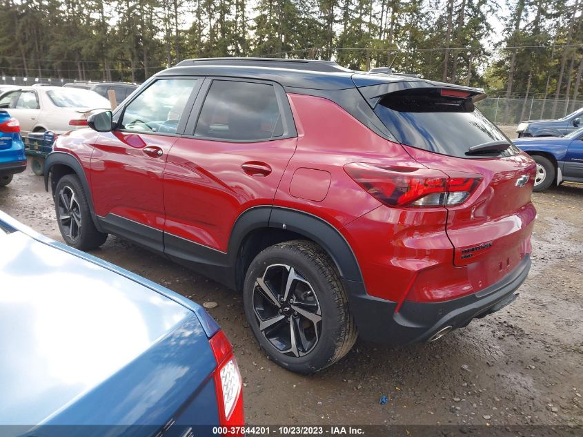 2021 Chevrolet Trailblazer Awd Rs VIN: KL79MUSL0MB134539 Lot: 37844201