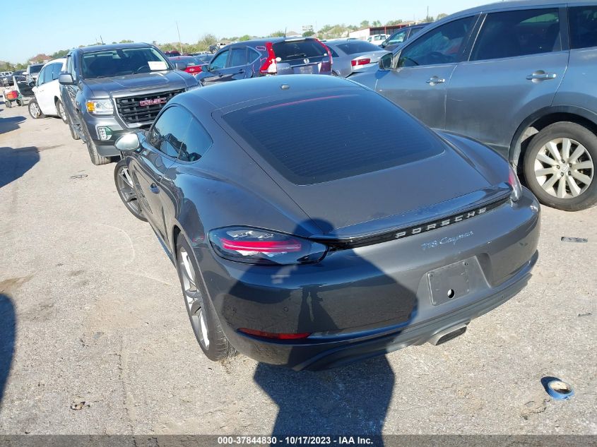 2019 Porsche 718 Cayman VIN: WP0AA2A89KS261247 Lot: 37844830