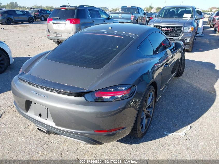 2019 Porsche 718 Cayman VIN: WP0AA2A89KS261247 Lot: 37844830