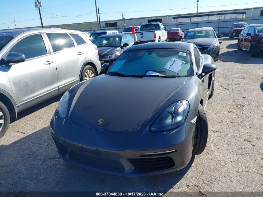 2019 Porsche 718 Cayman VIN: WP0AA2A89KS261247 Lot: 37844830