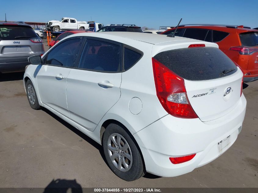 2013 Hyundai Accent Gs VIN: KMHCT5AE8DU107853 Lot: 37844855