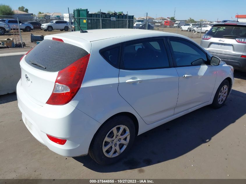 2013 Hyundai Accent Gs VIN: KMHCT5AE8DU107853 Lot: 37844855