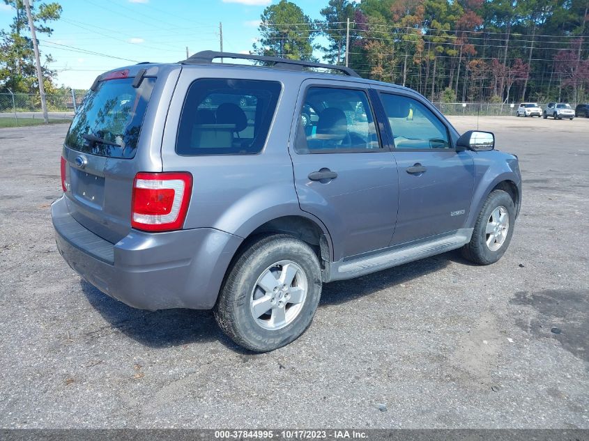 2008 Ford Escape Xls VIN: 1FMCU02Z68KC38721 Lot: 37844995