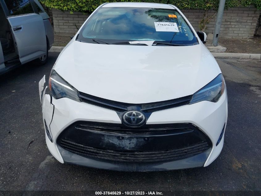 2018 Toyota Corolla Le VIN: 2T1BURHE6JC109135 Lot: 37845629