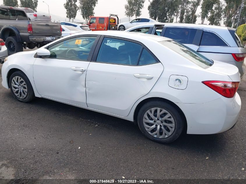 2018 Toyota Corolla Le VIN: 2T1BURHE6JC109135 Lot: 37845629