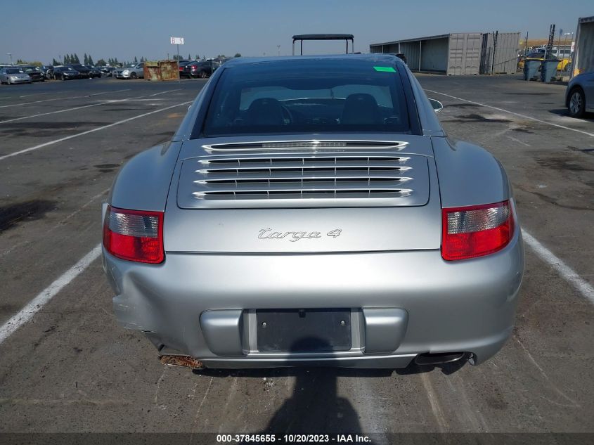2008 Porsche 911 4 VIN: WP0BA29938S745196 Lot: 37845655