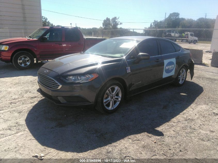 3FA6P0LU2JR279981 2018 Ford Fusion Hybrid Se