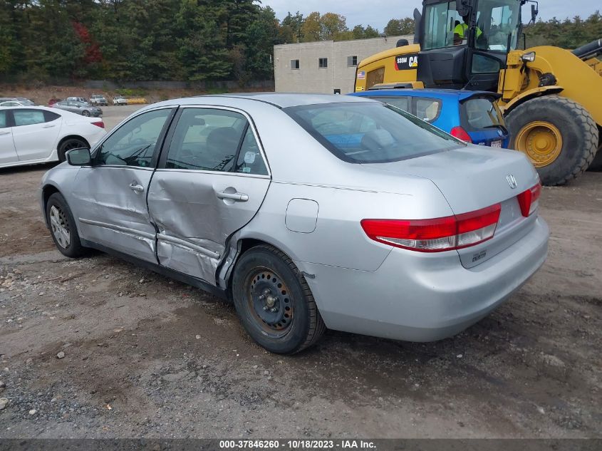 2003 Honda Accord 2.4 Lx VIN: 1HGCM56343A105978 Lot: 37846260