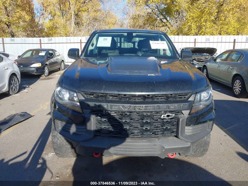 2021 Chevrolet Colorado 4Wd Zr2 VIN: 1GCGTEEN6M1255209 Lot: 37846536