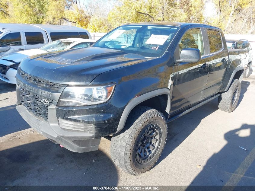 2021 Chevrolet Colorado 4Wd Zr2 VIN: 1GCGTEEN6M1255209 Lot: 37846536