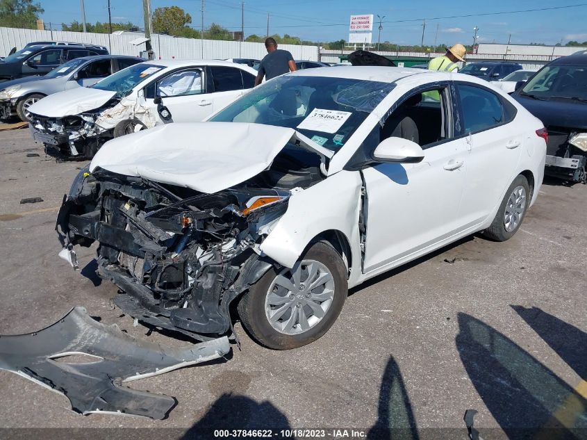 2022 Hyundai Accent Se VIN: 3KPC24A62NE155150 Lot: 37846622