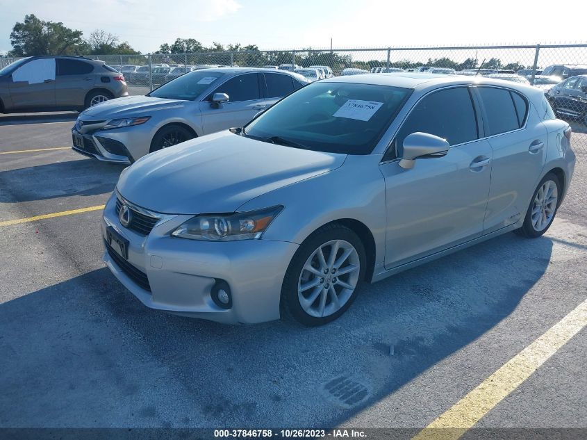 2013 Lexus Ct 200H Hybrid VIN: JTHKD5BH6D2140642 Lot: 37846758