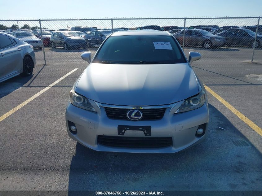 2013 Lexus Ct 200H Hybrid VIN: JTHKD5BH6D2140642 Lot: 37846758