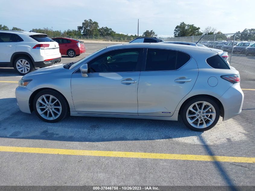 2013 Lexus Ct 200H Hybrid VIN: JTHKD5BH6D2140642 Lot: 37846758