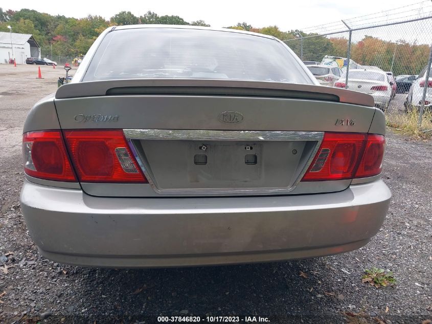 2004 Kia Optima Lx/Ex VIN: KNAGD128045272226 Lot: 37846820