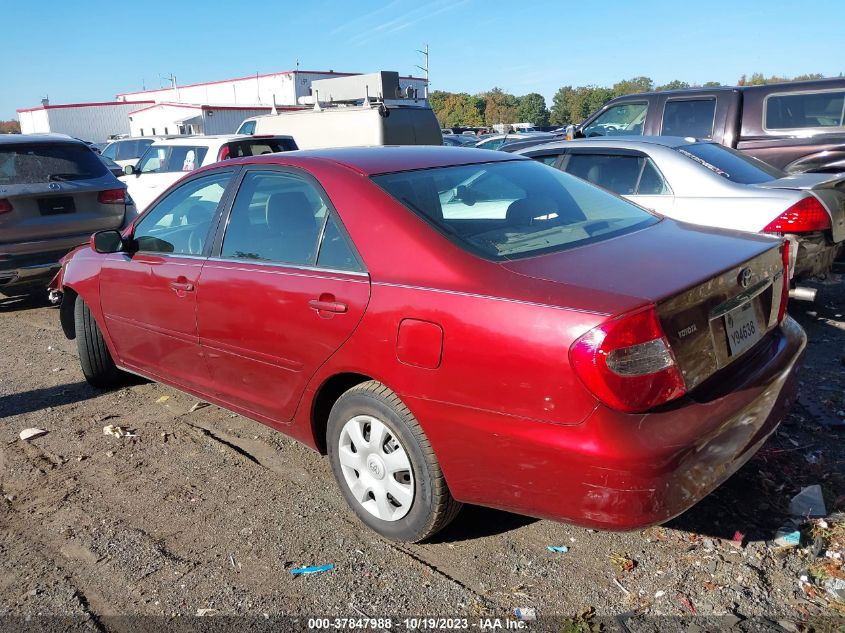 2003 Toyota Camry Le VIN: 4T1BE32K43U650243 Lot: 37847988