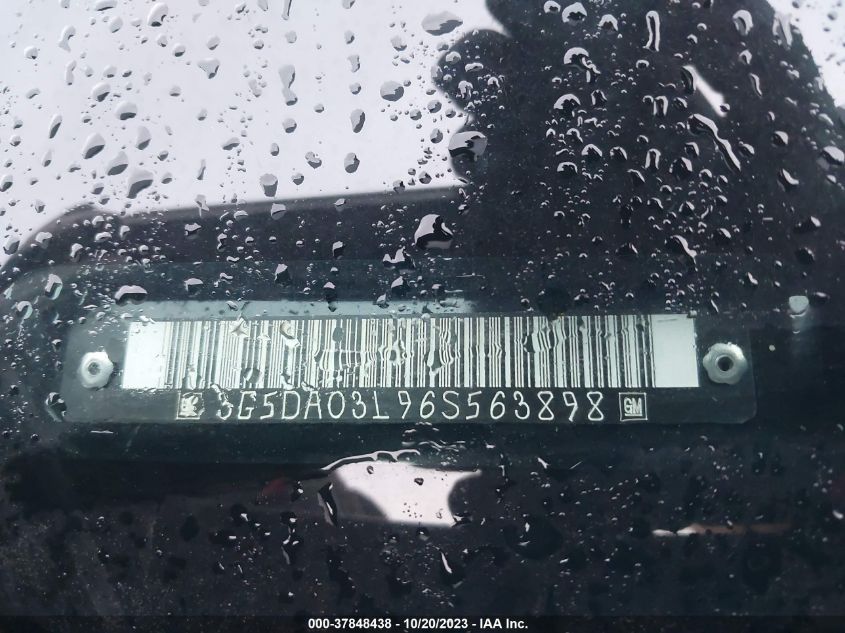 2006 Buick Rendezvous VIN: 3G5DA03L96S563898 Lot: 37848438