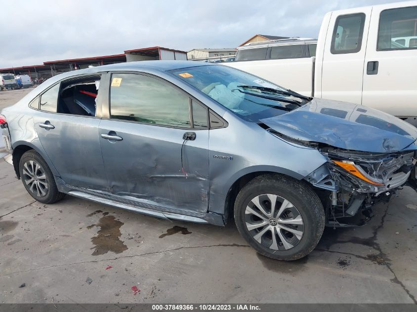 JTDEAMDE3MJ022896 2021 Toyota Corolla Hybrid Le