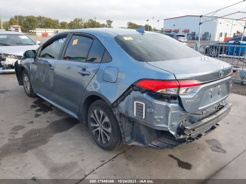 JTDEAMDE3MJ022896 2021 Toyota Corolla Hybrid Le