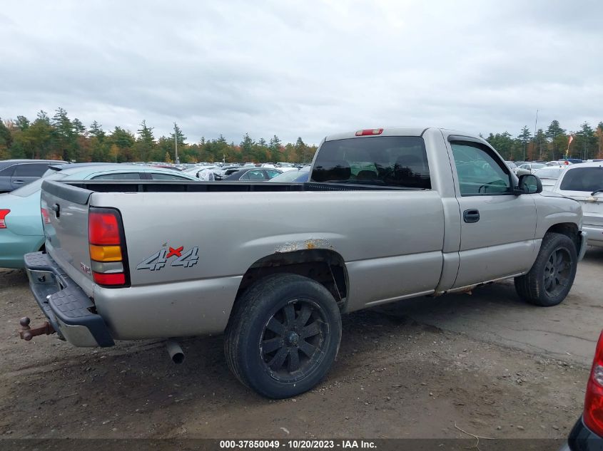 2005 GMC Sierra 1500 Work Truck VIN: 1GTEK14VX5E190623 Lot: 40827299