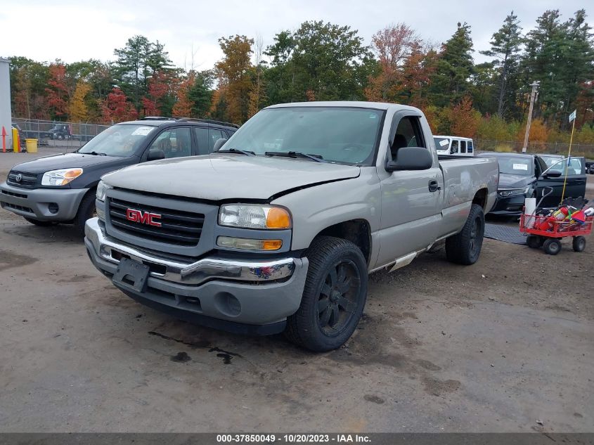 2005 GMC Sierra 1500 Work Truck VIN: 1GTEK14VX5E190623 Lot: 40827299