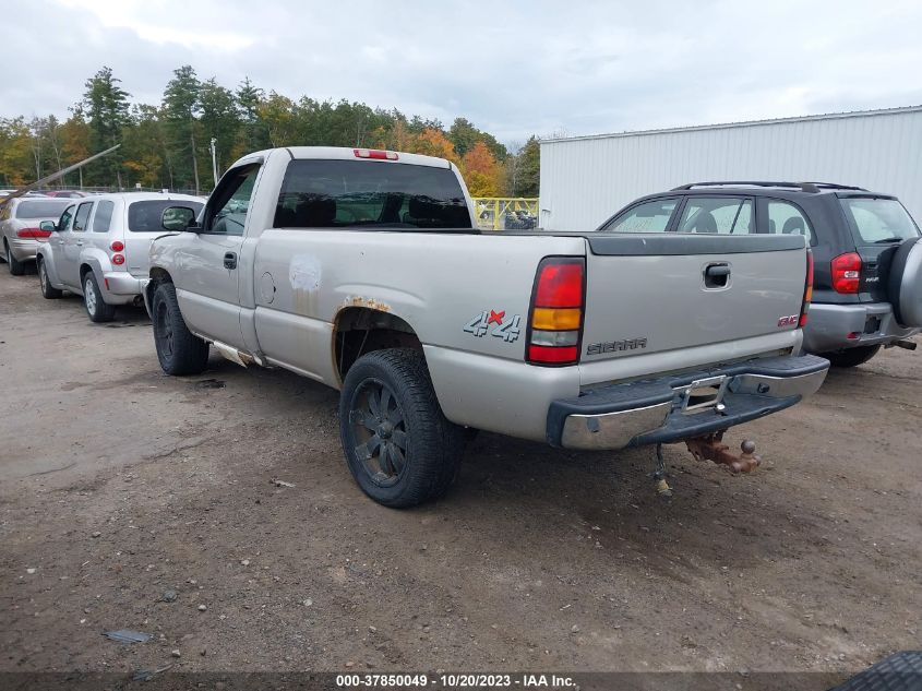 2005 GMC Sierra 1500 Work Truck VIN: 1GTEK14VX5E190623 Lot: 40827299