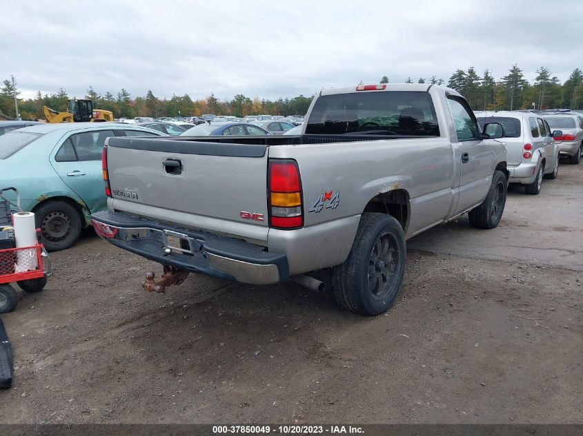 2005 GMC Sierra 1500 Work Truck VIN: 1GTEK14VX5E190623 Lot: 40827299