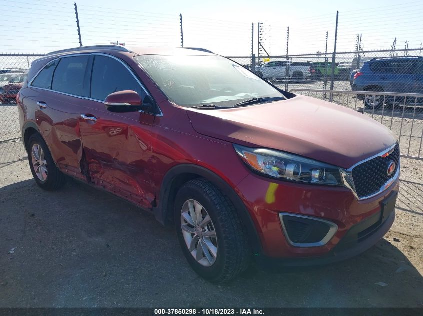 2016 Kia Sorento 2.4L Lx VIN: 5XYPG4A33GG078870 Lot: 37850298