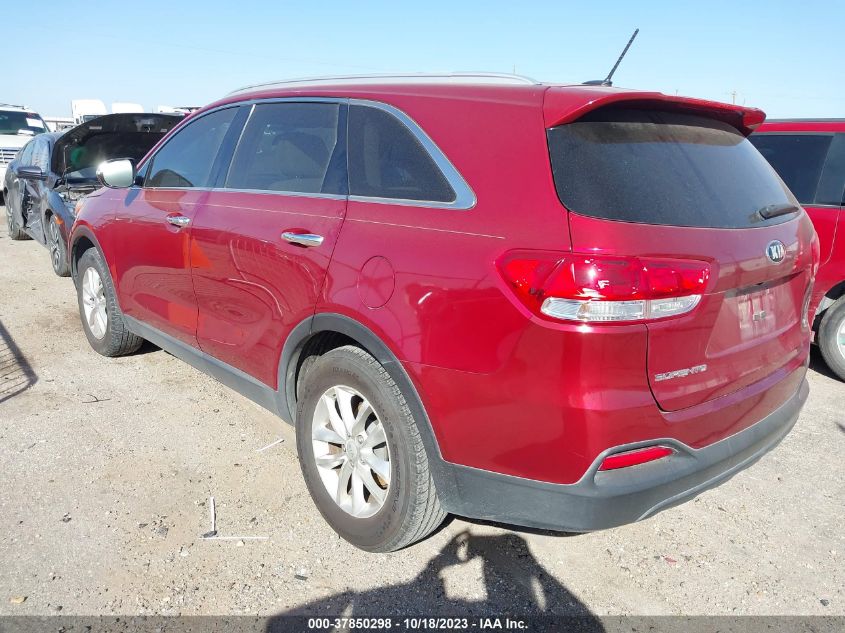 2016 Kia Sorento 2.4L Lx VIN: 5XYPG4A33GG078870 Lot: 37850298